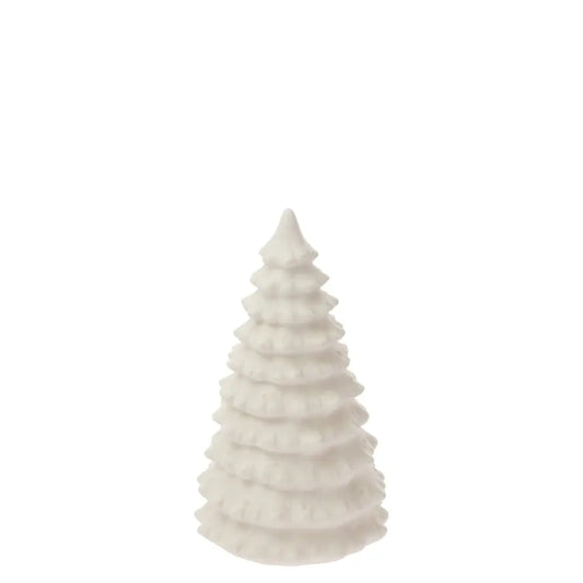 Small White Ceramic Led Christmas Tree