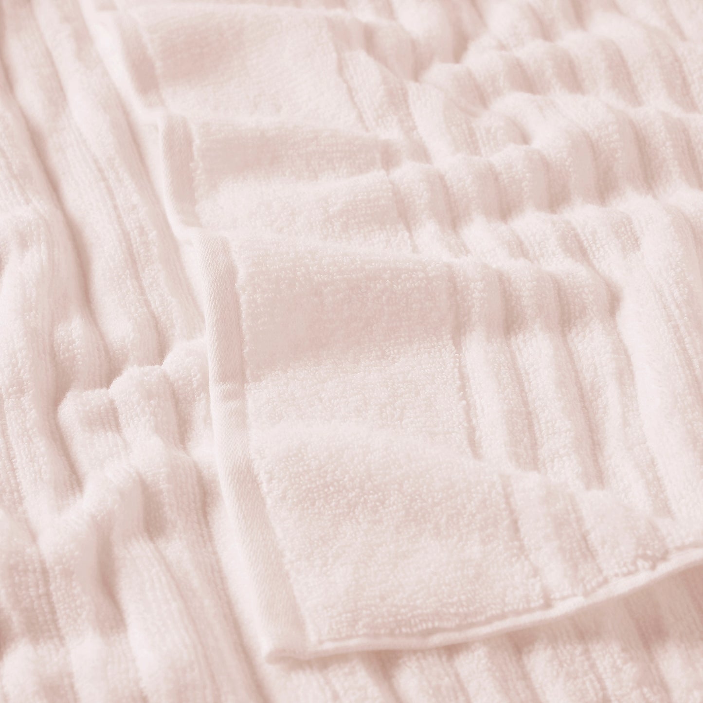 Cotton Bath Towel Set- Blush