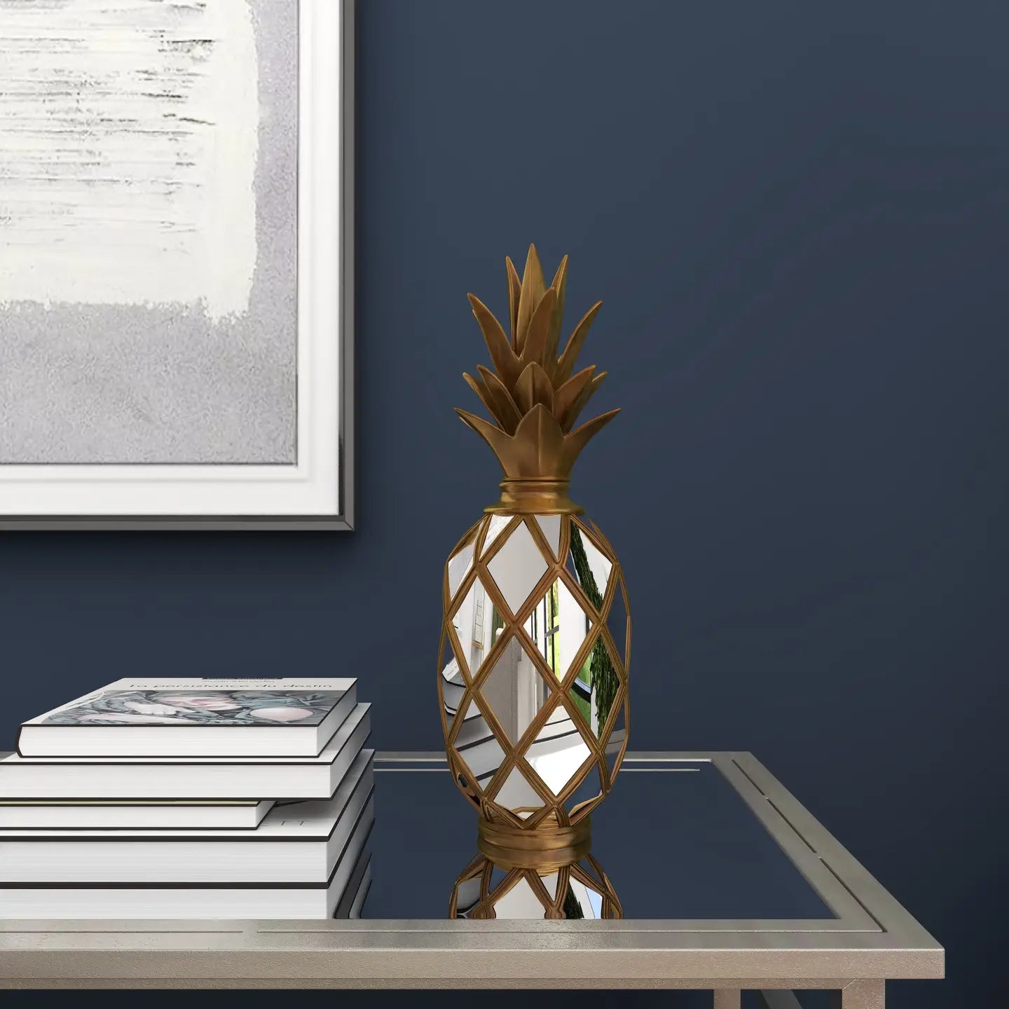 Pineapple Gold Sculpture