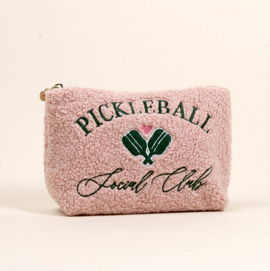 Pickleball Social Club Teddy Pouch