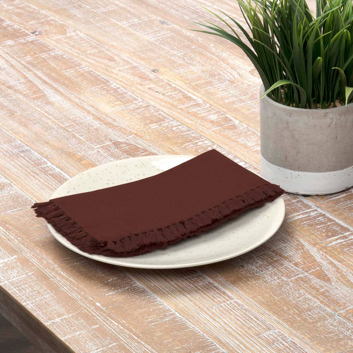 Maroon Napkin Set