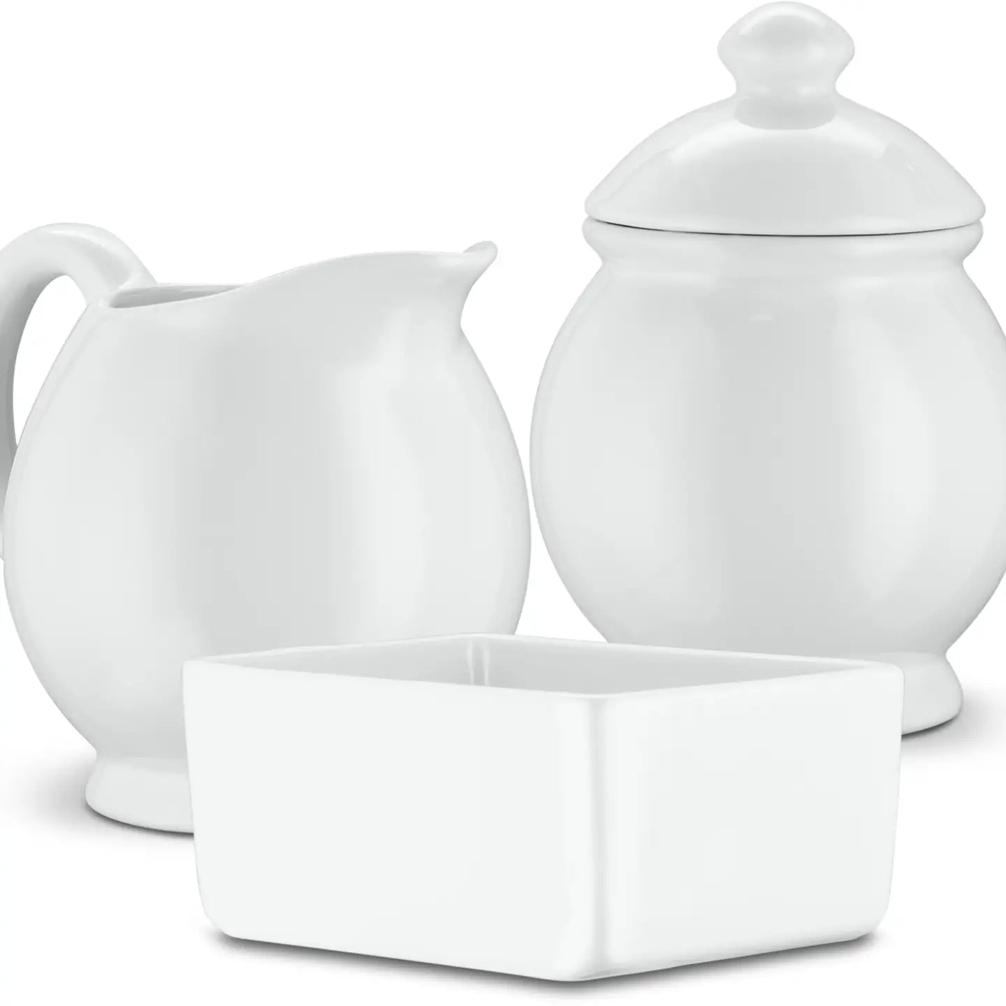 Ceramic Sugar & Creamer Set