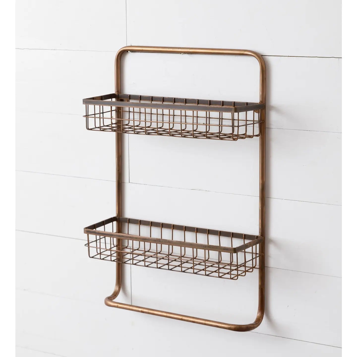 Two-Tiered Organizer with Towel Holder