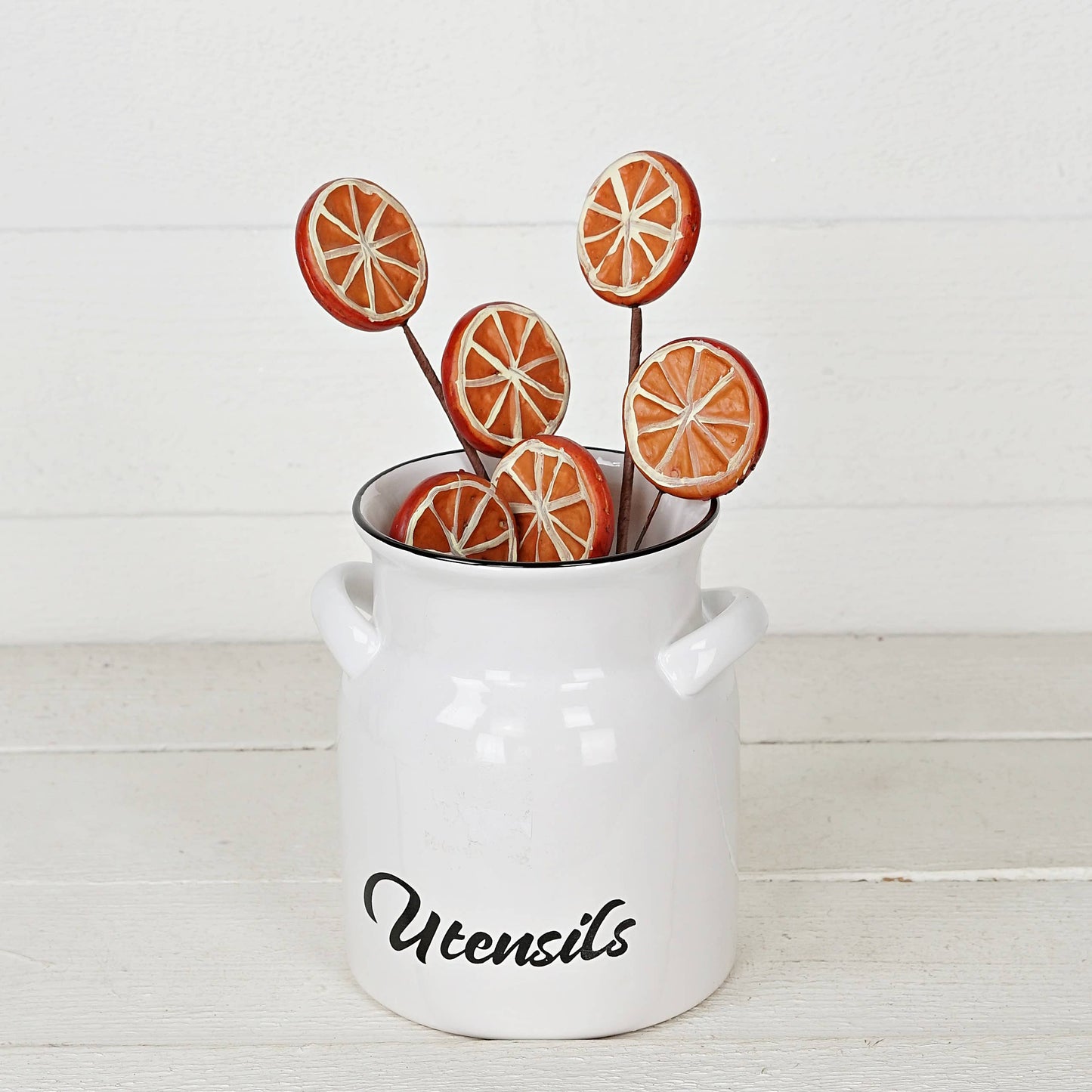 Faux Orange Slice Pick (12”)