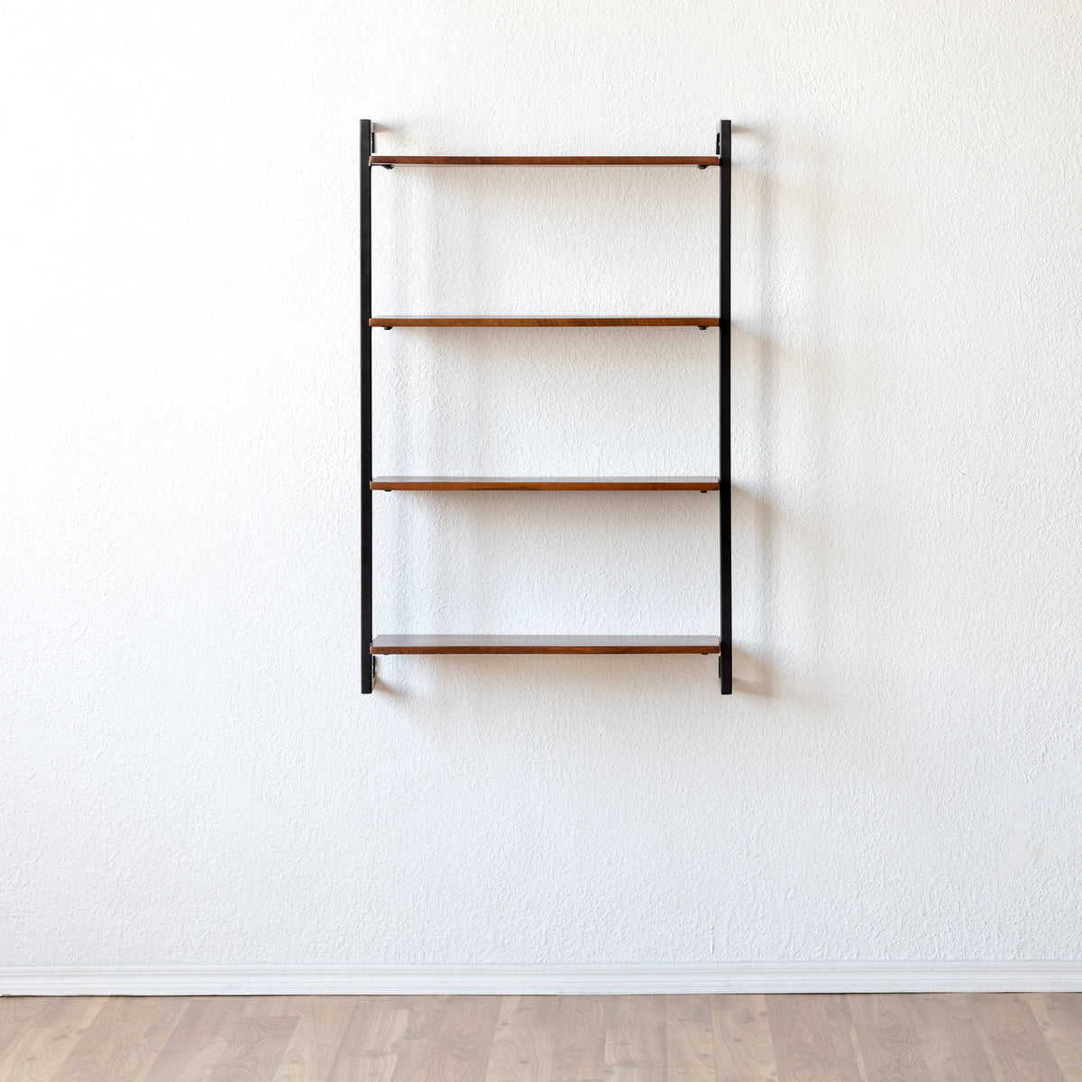 Phantom Solid Wood & Iron Wall Mounted Shelf for Living room