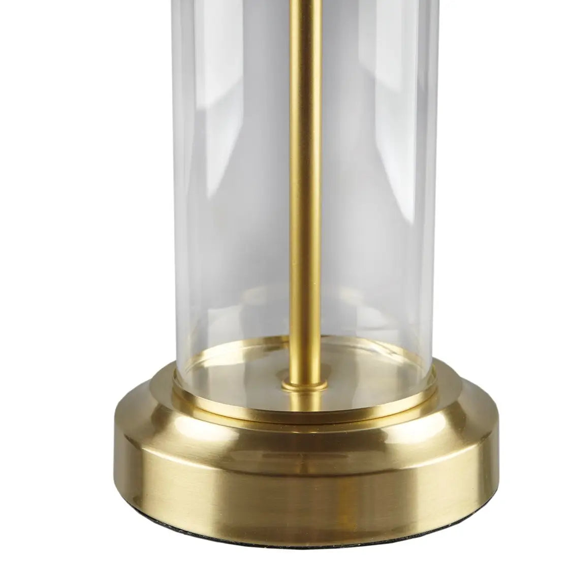 Clear Glass Base Table Lamp