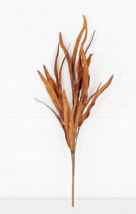 Foam Willow Leaf Pick – Brown (18”)