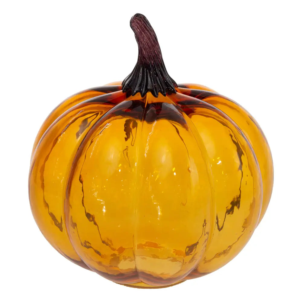 Amber Glass Pumpkin