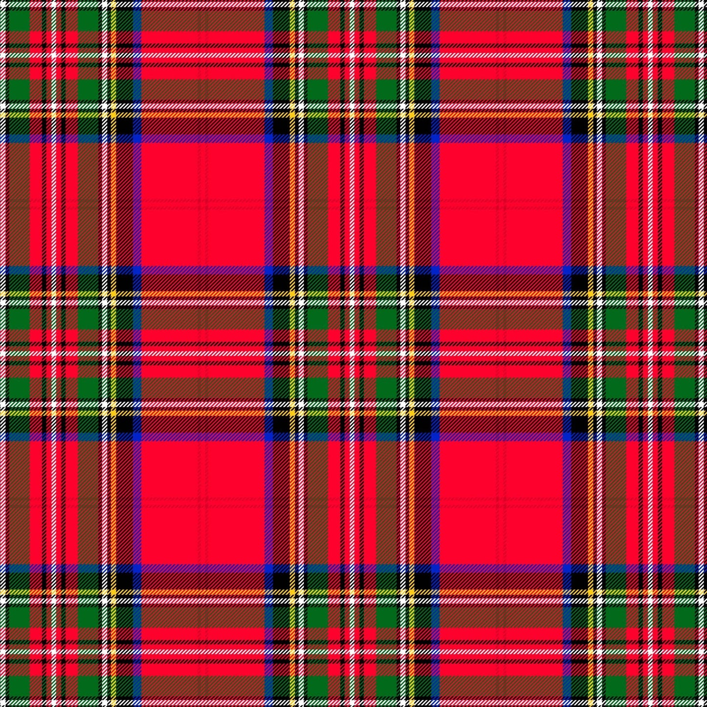 Beau Bottles – Red & Green Christmas Tartan (Prosecco)