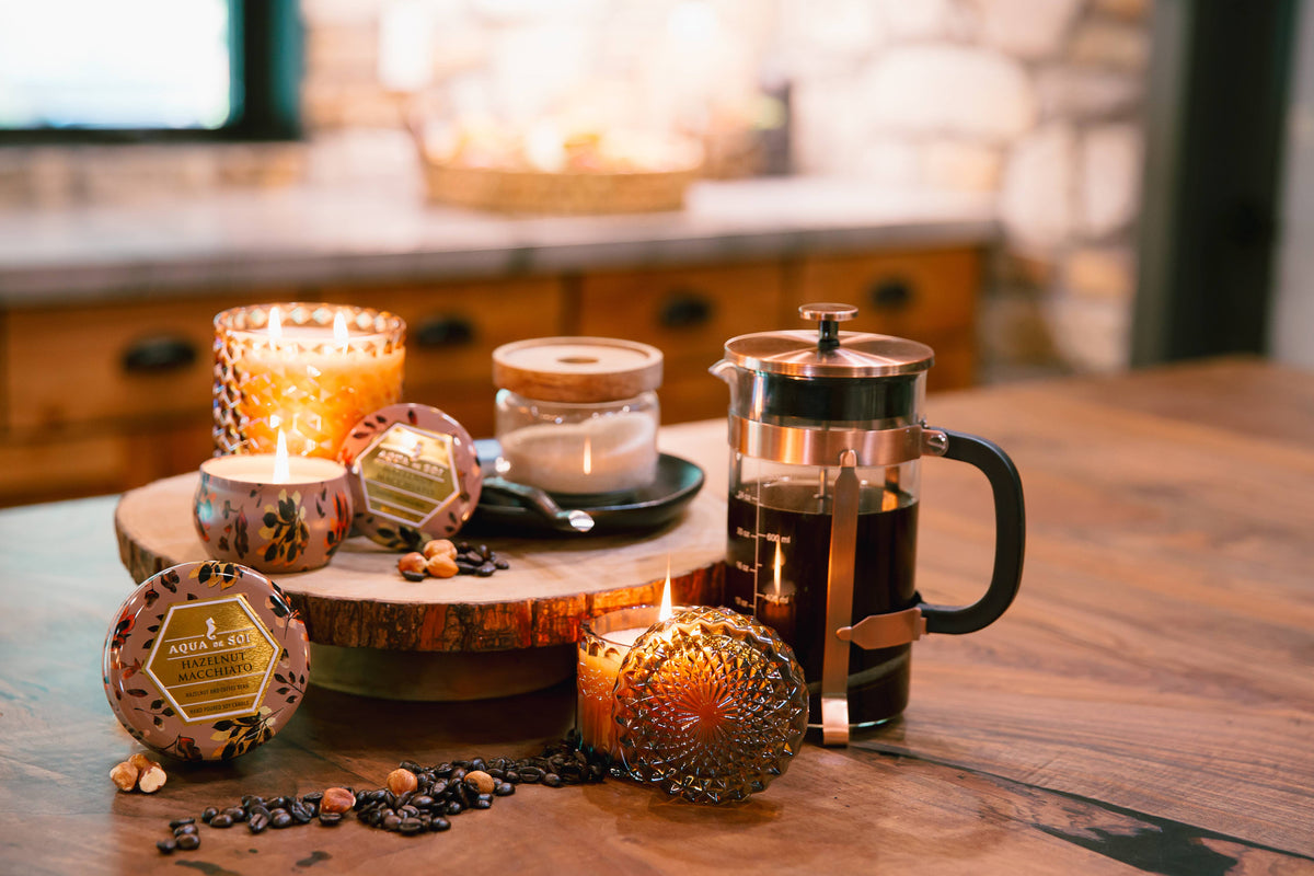 Hazelnut Macchiato Coffee Shimmer Candle