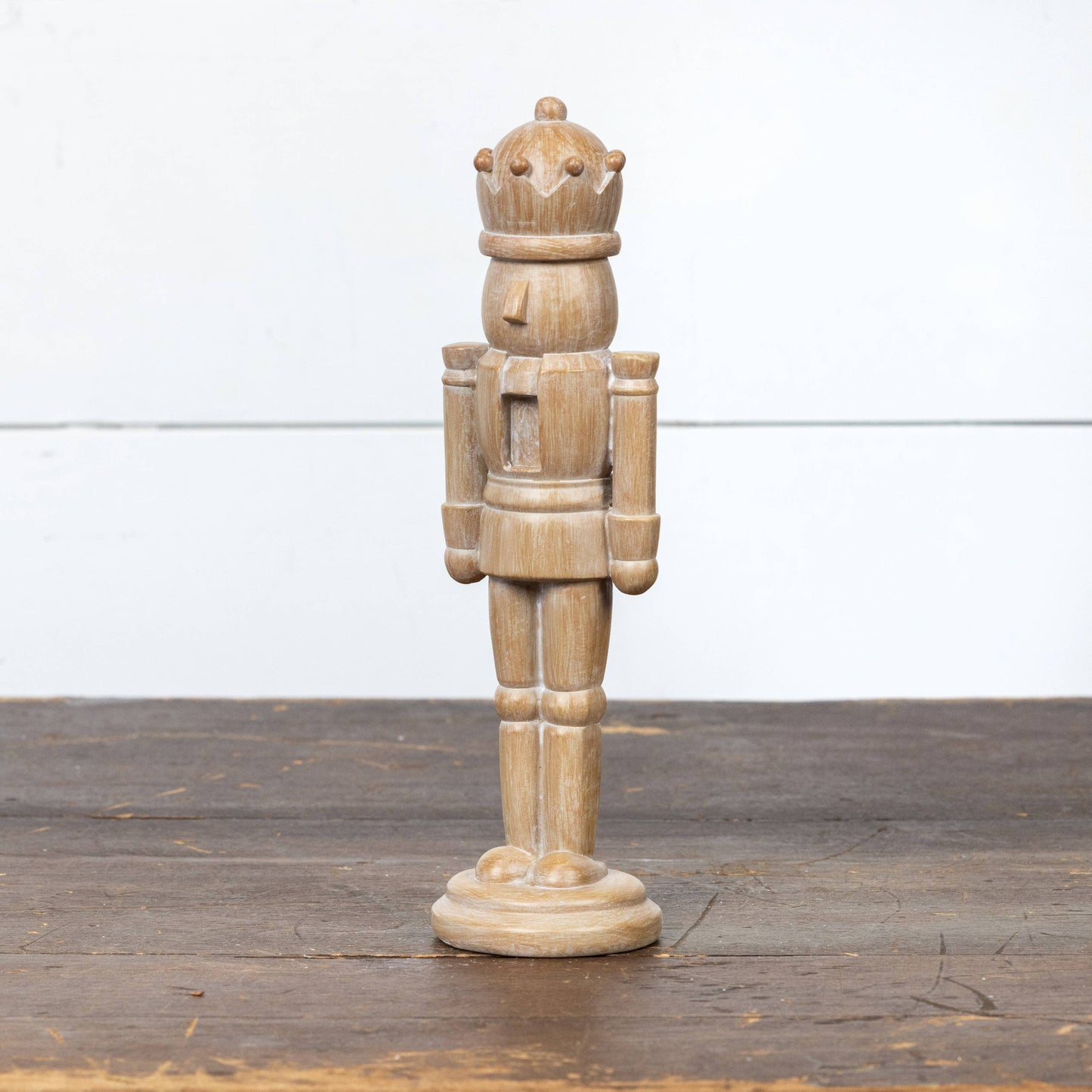 Patterned 10.5” Tabletop Nutcracker