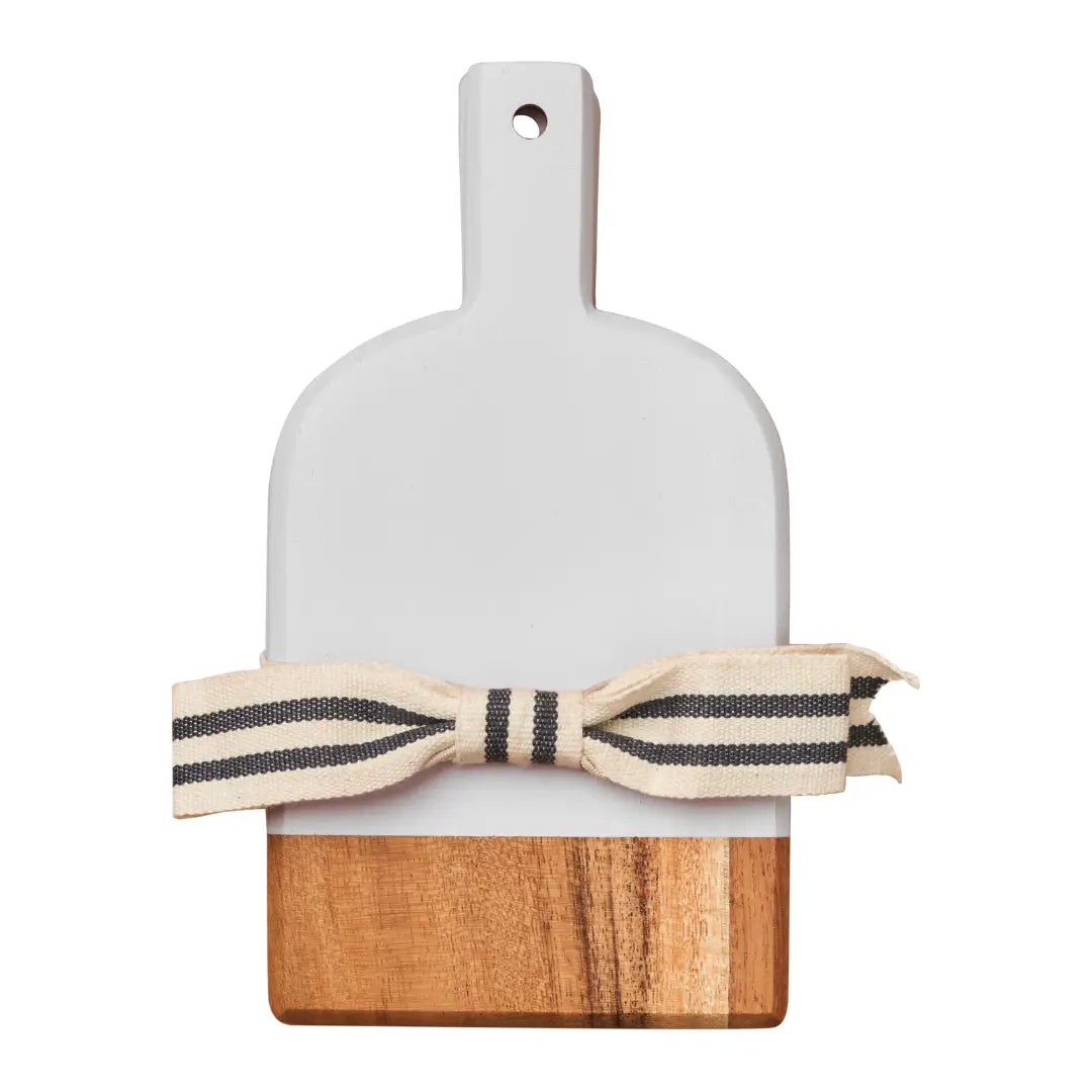 Acacia Heirloom Mini Cheese Board-Cream