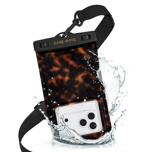Tortoiseshell Waterproof Floating Phone Pouch
