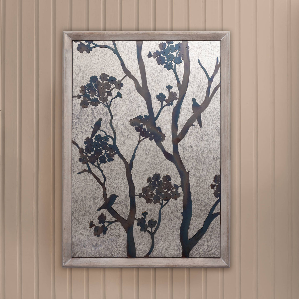 Paloma Antique Mirror Weathered Oak