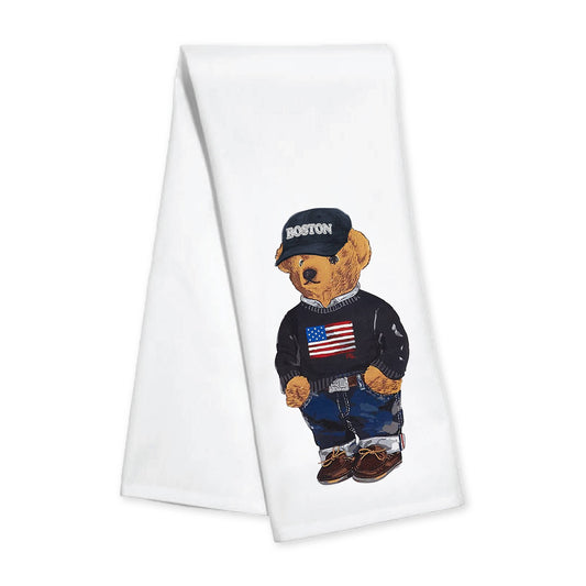 American Flag Bear - Kitchen Towel