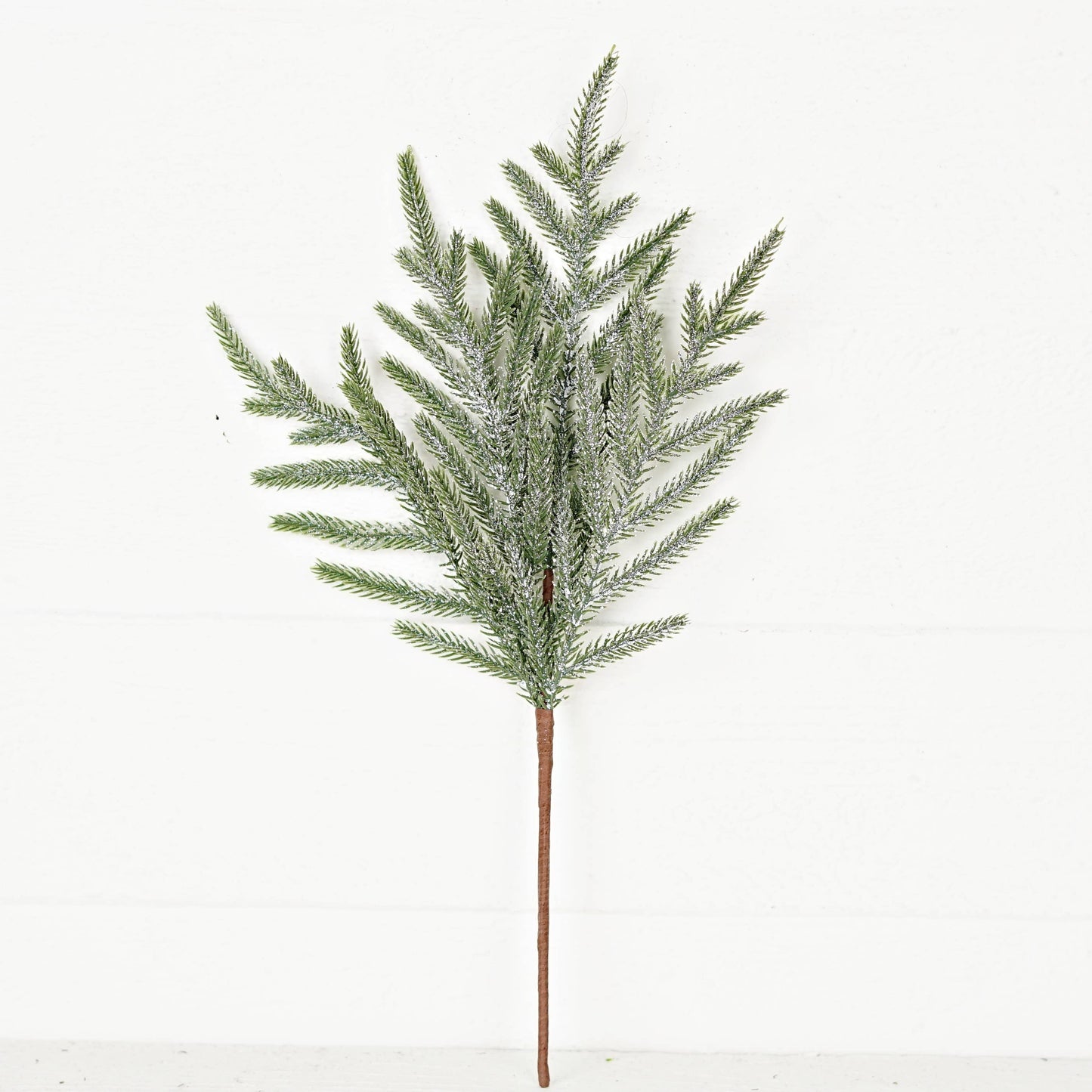 Snowy Real Touch Norfolk Pine Pick (18”)