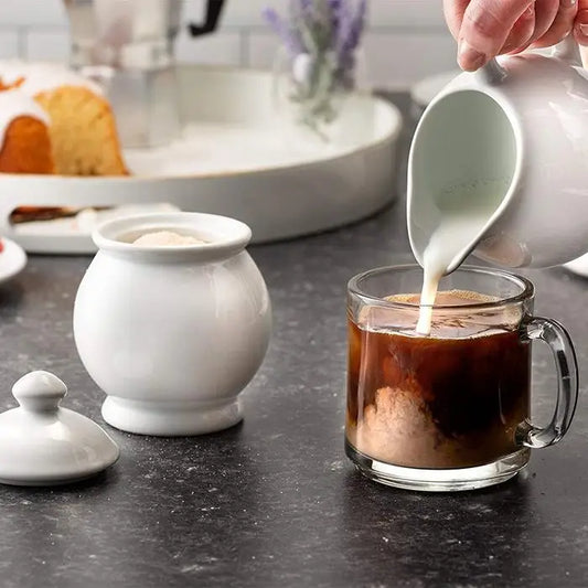 Ceramic Sugar & Creamer Set