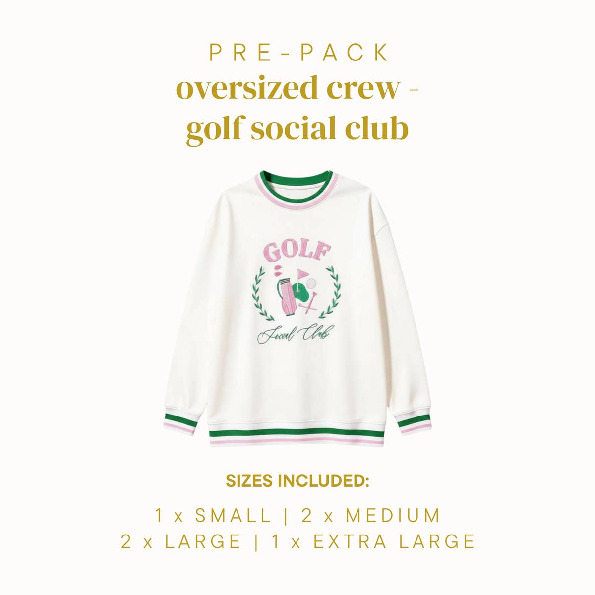 Oversized Crew–Golf Social Club