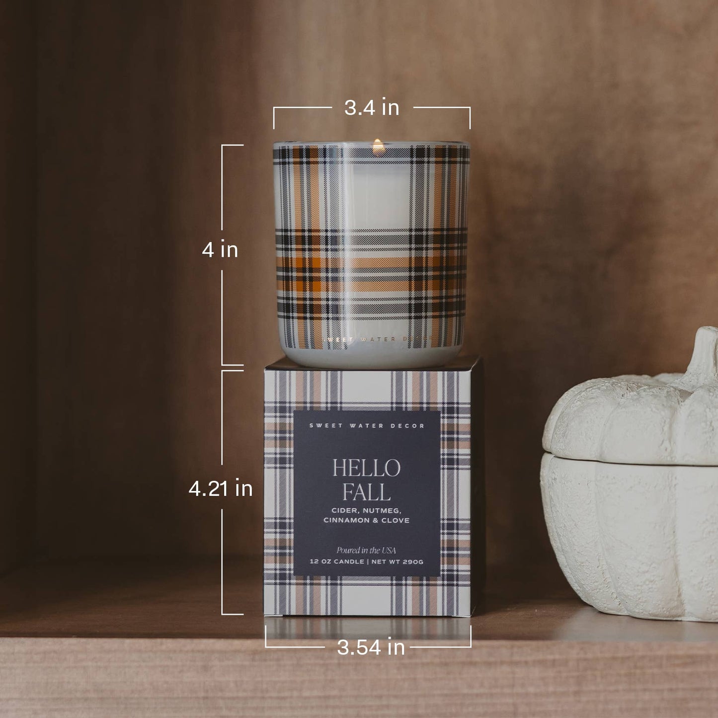 Pumpkin Spice Boxed Soy Candle