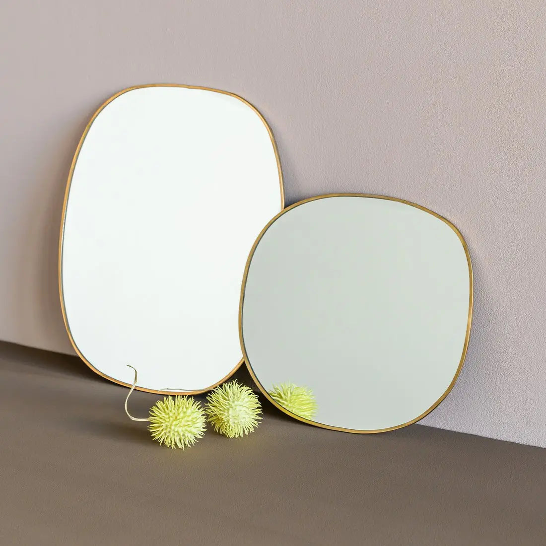 Gold Brass Mirror