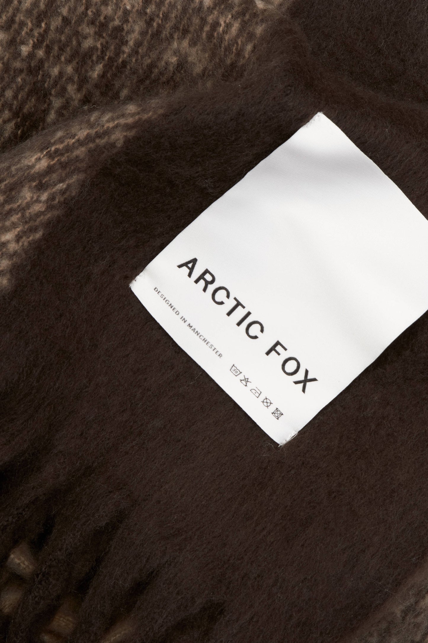 The Reykjavik Throw - 100% Recycled - Dark Earth Brown -FW26