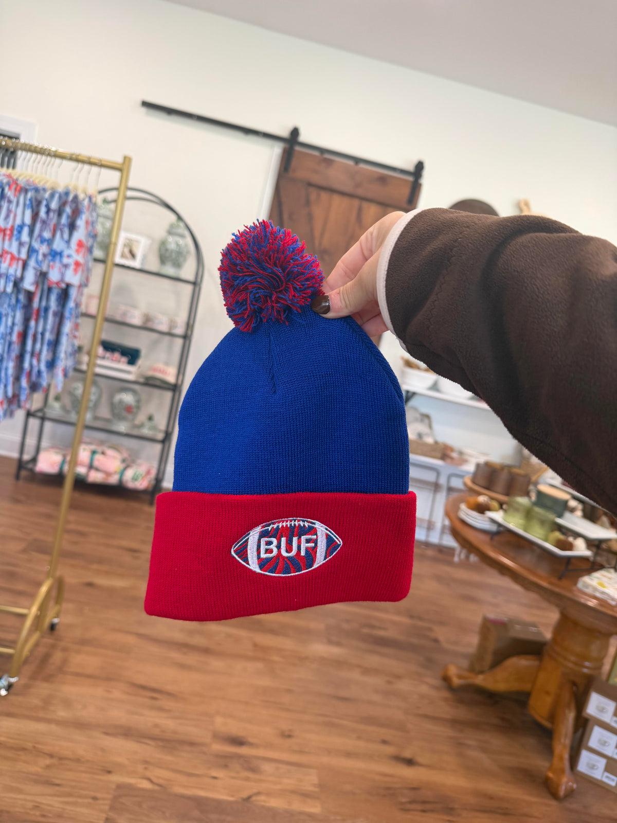 Buffalo Winter Hat with Pom